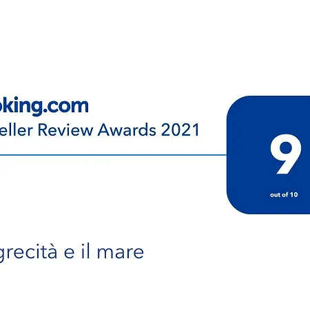 Hébergement de vacances La Grecità E Il Mare Bova Marina